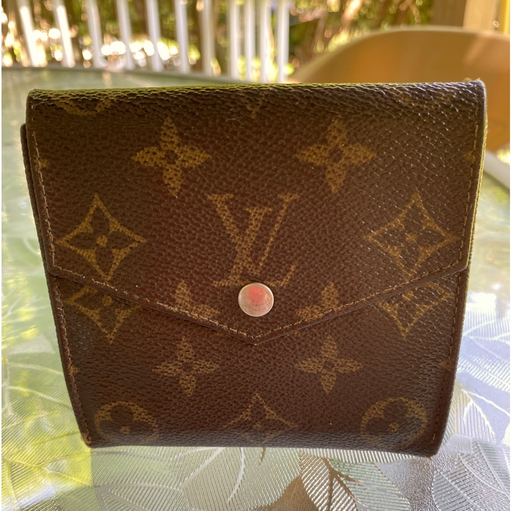Authentic,Vintage 1987 Louis Vuitton Portefeiulle Elise Trifold Wallet
